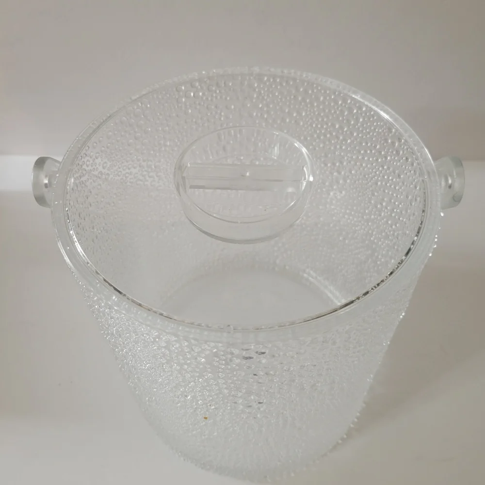 Vintage Acrylic Bubble Ice Bucket